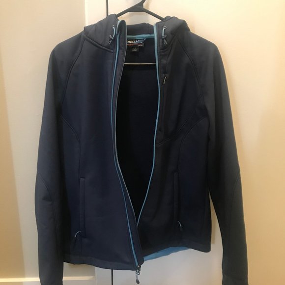 Dark Blue Fall Jacket - Picture 3 of 4